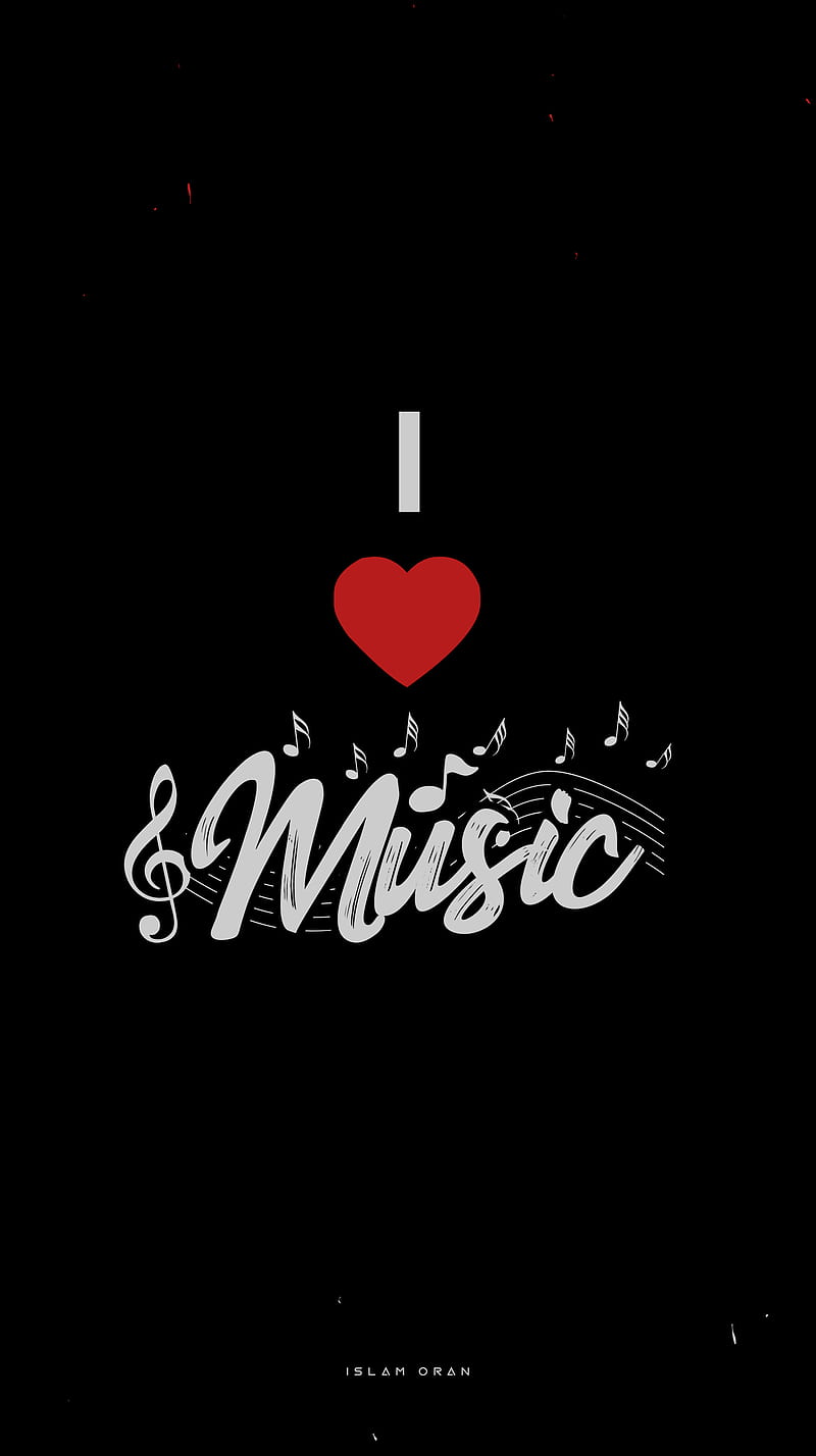 Love music, black, heart, hiphop, iphone, music, music4, red, samsung, HD  phone wallpaper | Peakpx