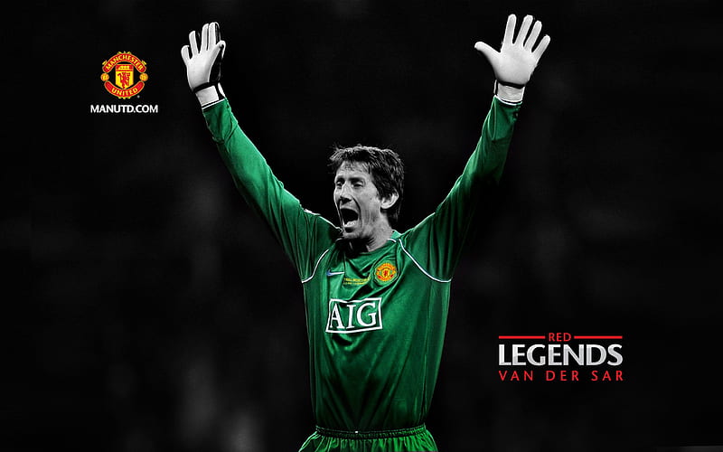 Edwin VanDerSar-Red Legends-Manchester United, HD wallpaper