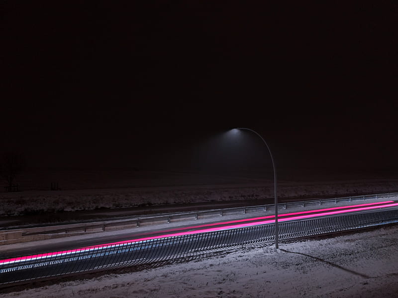 Long Exposure Light Highway, long-exposure, lights, graphy, HD wallpaper