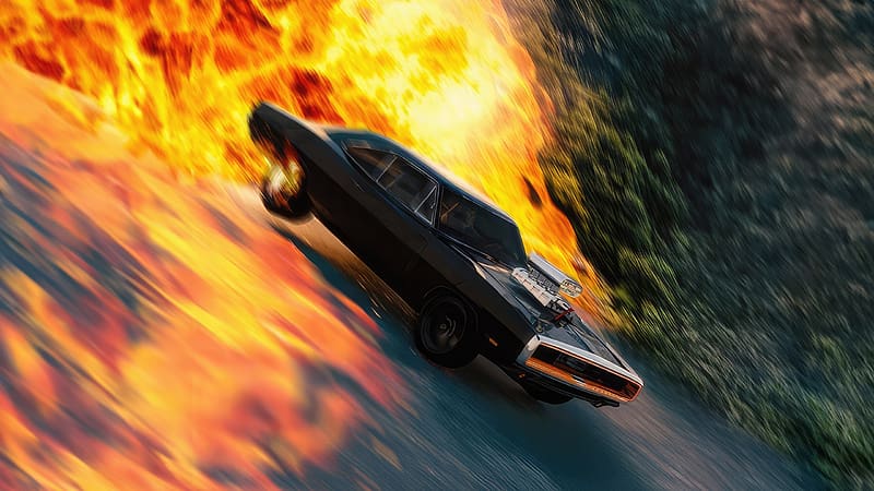 Fast X Dominic Toretto Car, fast-x, fast-and-furious, vin-diesel, 2023-movies, movies, dark, HD wallpaper