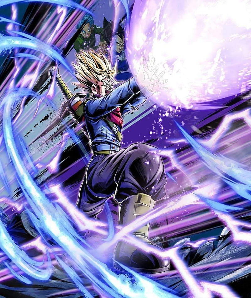 Trunks del futuro ssj rage  Dragon ball wallpapers, Anime dragon