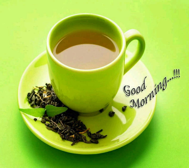 Good Morning Tea, good morning, HD wallpaper