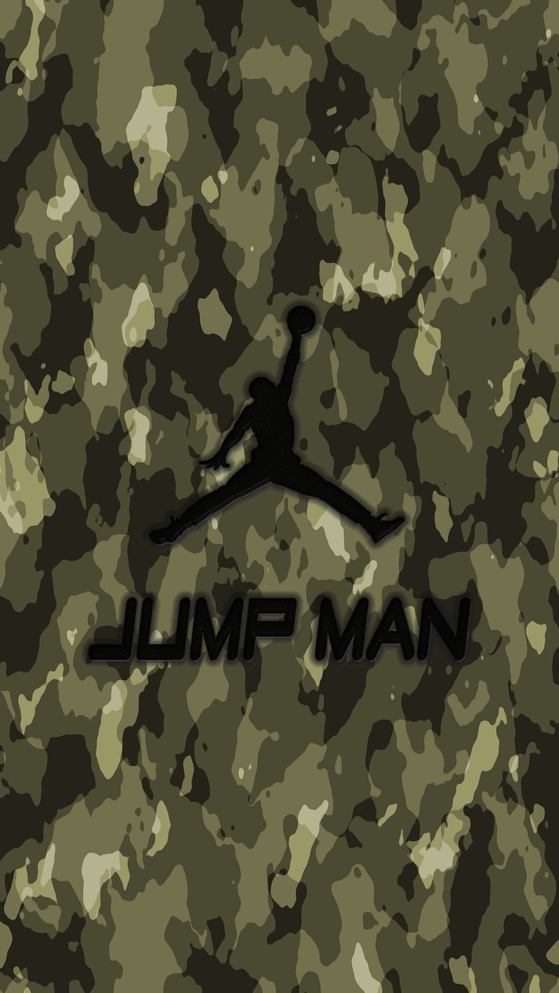 Jump Man, 929, air, bape, camo, camouflage, jordans, jumpman, nike, supreme, yeezy, HD phone wallpaper