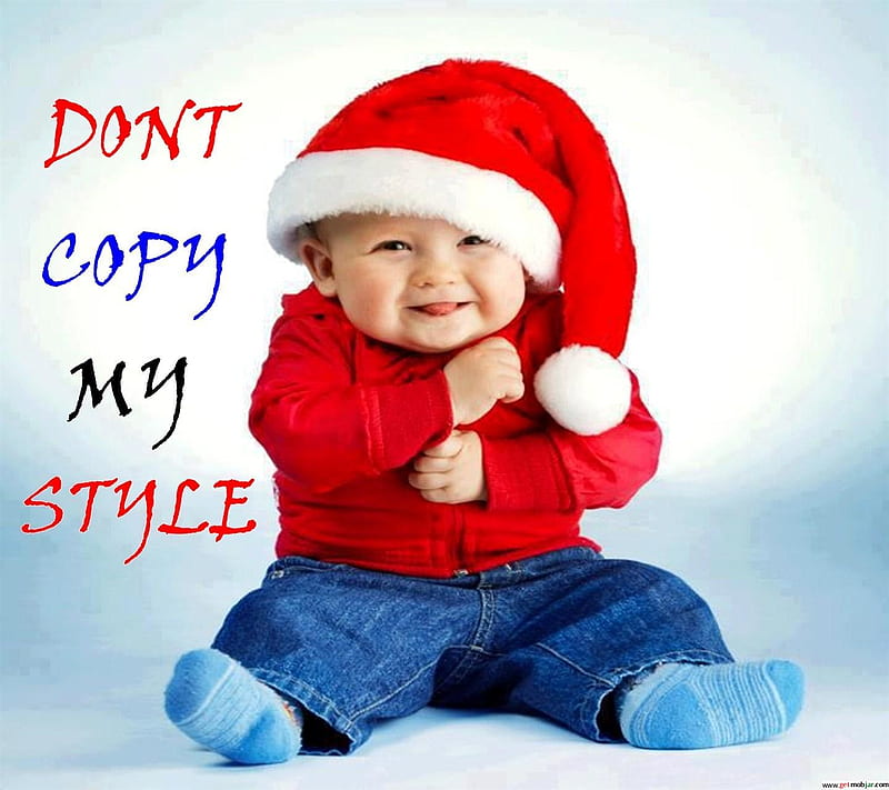 Dont Copy My Style, red, HD wallpaper