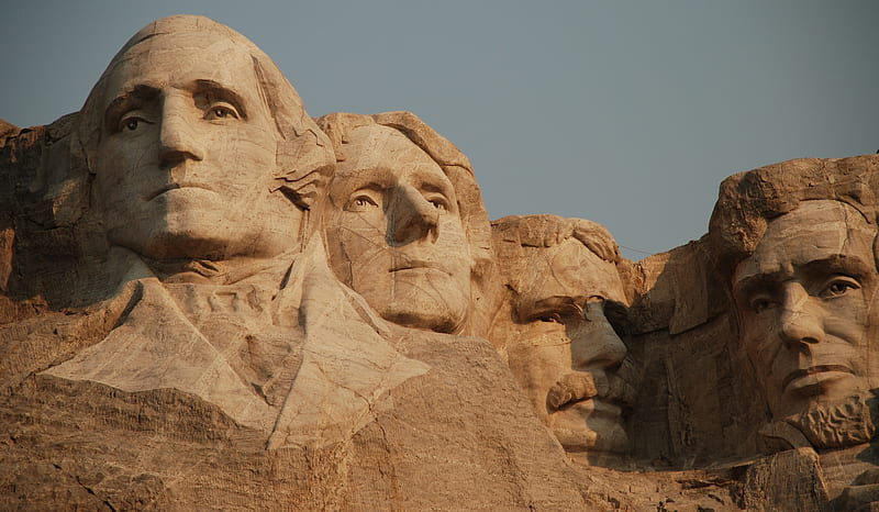Man Made, Mount Rushmore, President, HD wallpaper