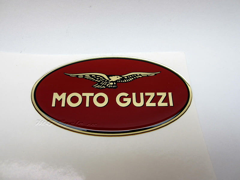 $9.30 - Right side Hepco Becker Moto Guzzi emblem badge 83 x 45mm oval [03482070] : MG Cycle, Moto Guzzi Parts and Accessories available online, Moto Guzzi Logo, HD wallpaper