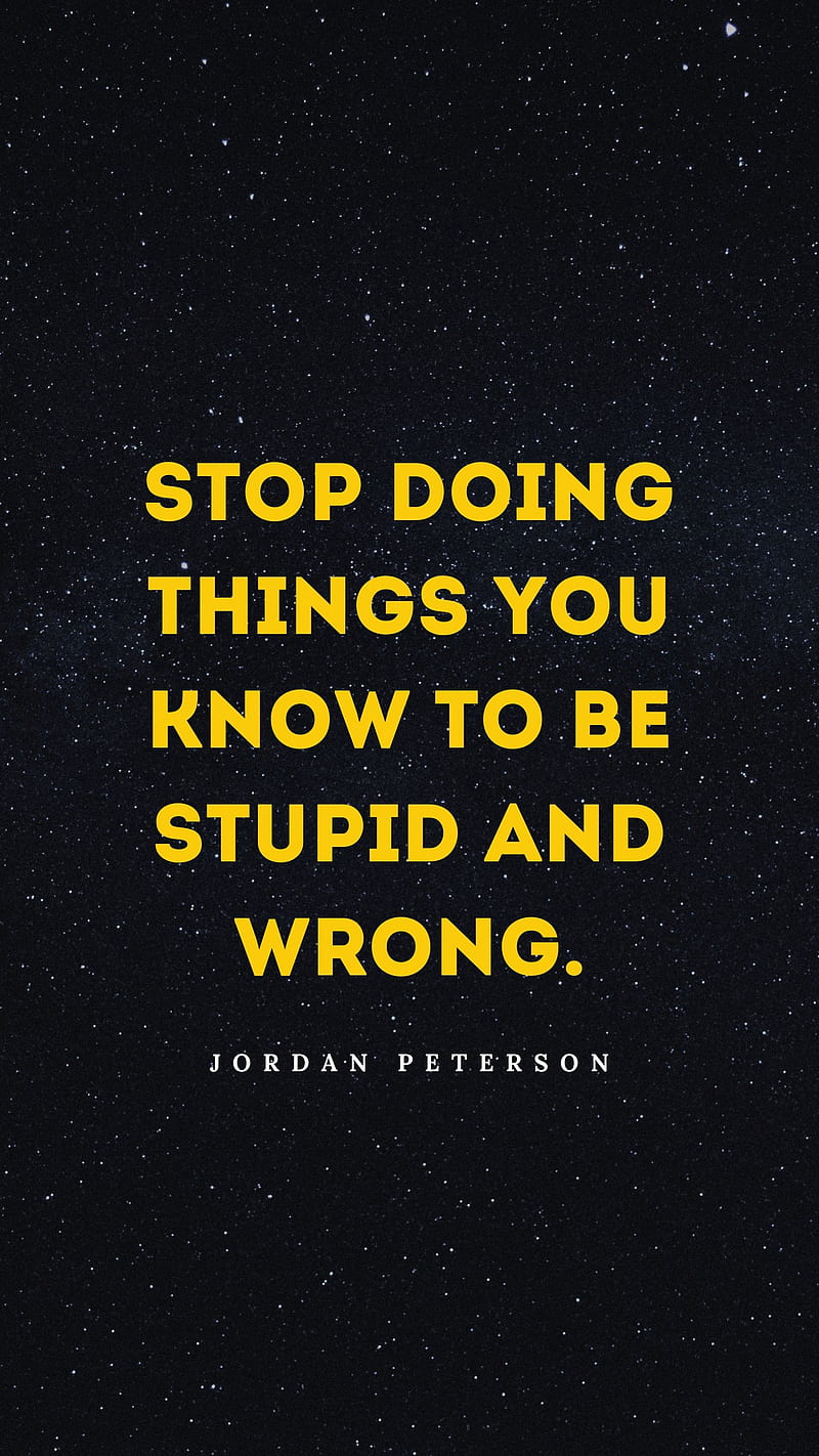 Jordan Peterson Quote, YUGA, inspiring, jordan peterson, motivational, quotes, typography, word art, HD phone wallpaper