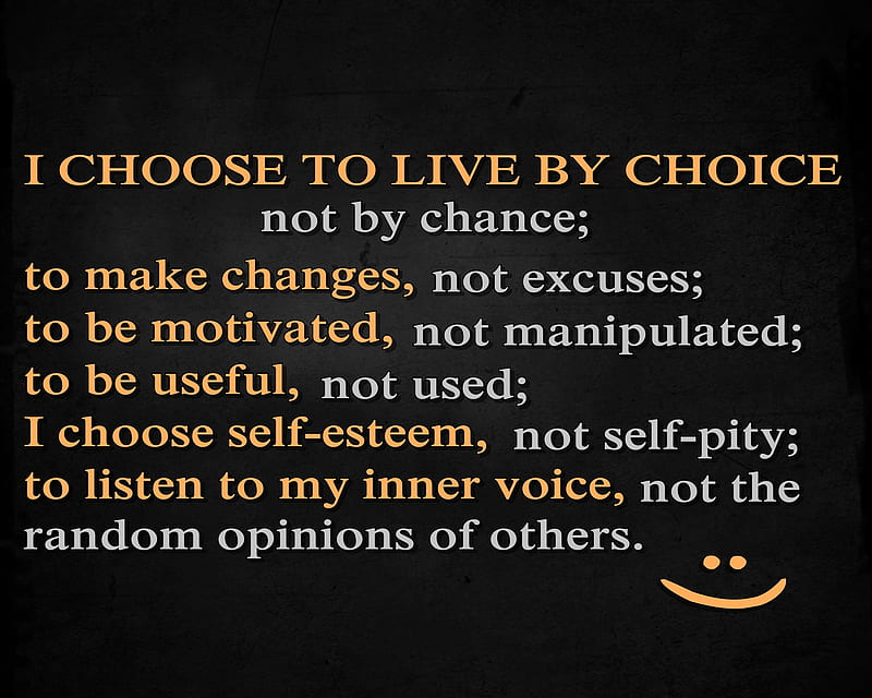 i choose, choice, cool, life, live, new, people, quote, saying, sign, HD wallpaper