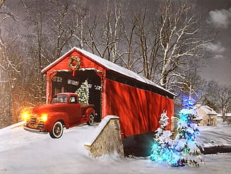 Hd Christmas Truck Wallpapers Peakpx