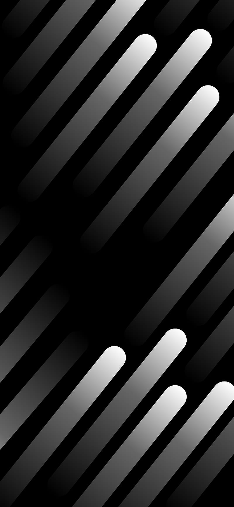 Líneas blancas, blanco y negro, negro, Fondo de pantalla de teléfono HD |  Peakpx