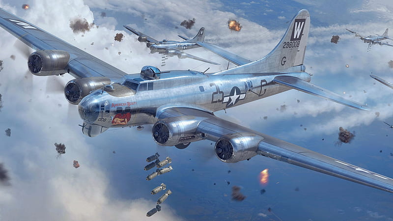 Bombers, Boeing B-17 Flying Fortress, Aircraft, Bomber, Warplane, HD wallpaper
