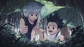 Wallpaper : Hunter x Hunter, Killua Zoldyck, fire, smoke, trees, white  hair, Anime screenshot, anime boys, looking at viewer 1920x1080 -  greendewalld - 2259418 - HD Wallpapers - WallHere