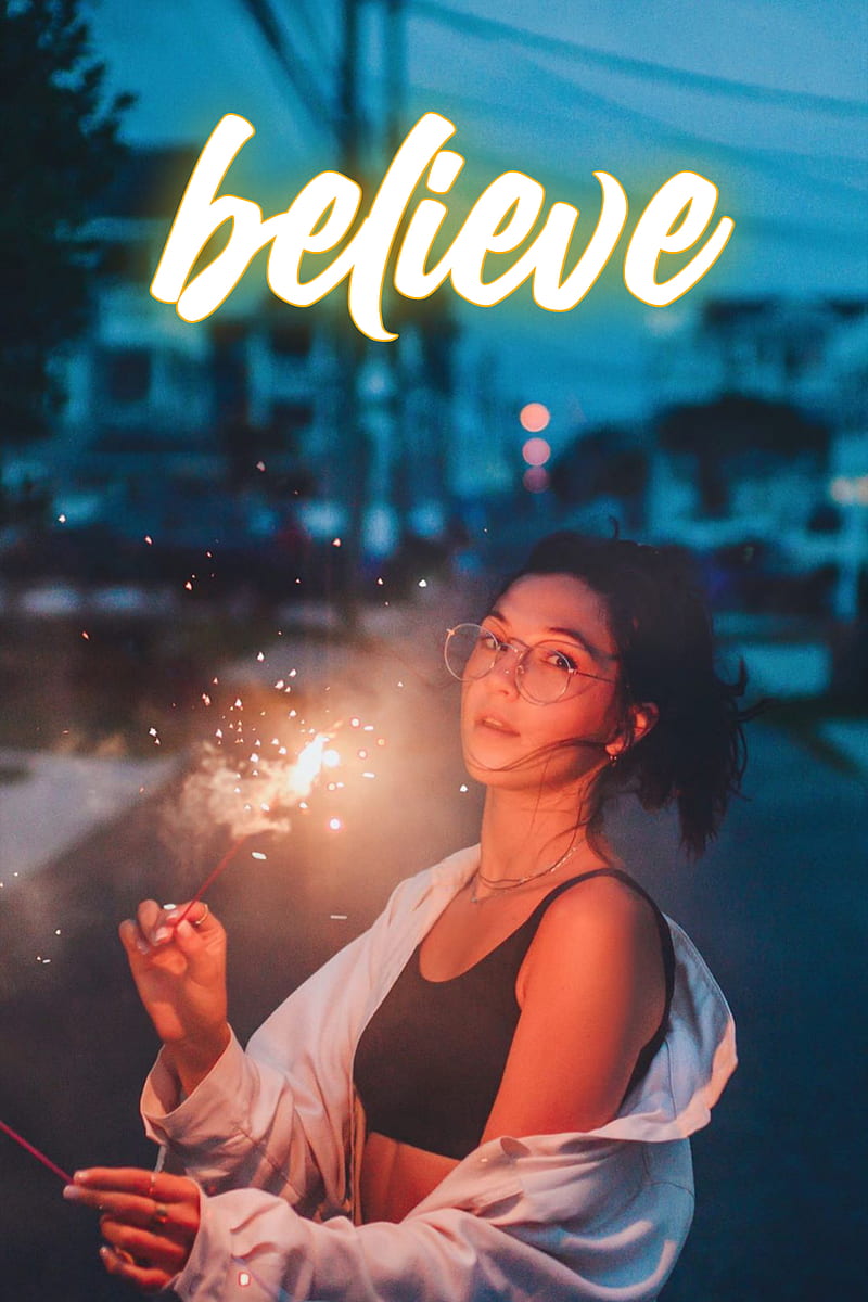 Believe, care, female, girl, hope, love, motivation, motivational, savage, strong, HD phone wallpaper