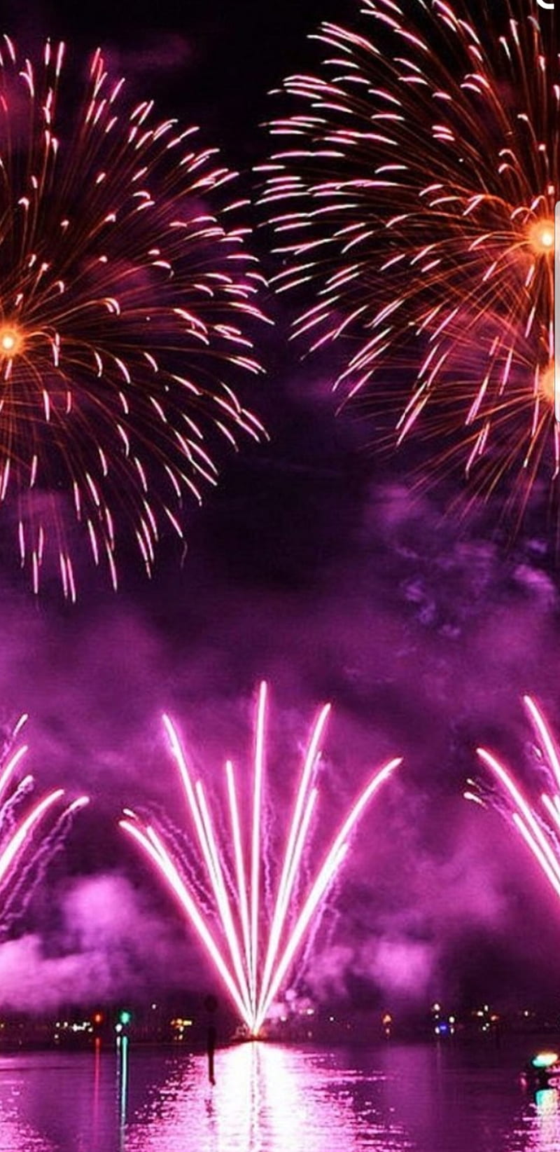 Firework , feuerwerk, fireworks, new year, silvester, HD phone wallpaper