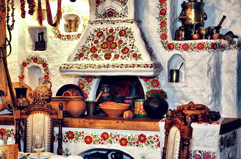 Slavic folklore, minunat, la sat, taraneasca, casa, HD wallpaper