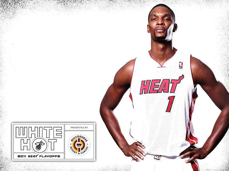 2010-11 NBA Miami Heat Chris Bosh Playoffs, HD wallpaper