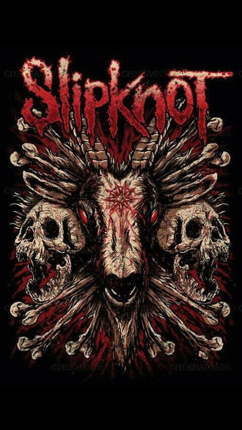 Slipknot skulls, emo, goth, rock, metal, HD phone wallpaper