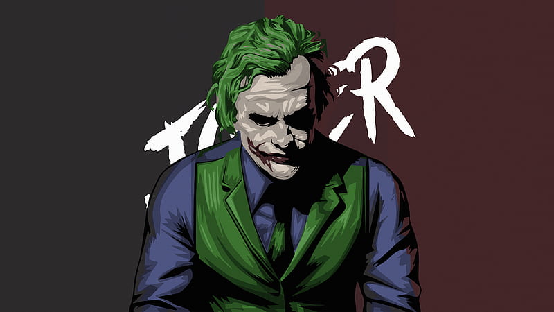 Joker Meaningless Life , joker, superheroes, artist, artwork, digital-art, minimalism, minimalist, behance, HD wallpaper