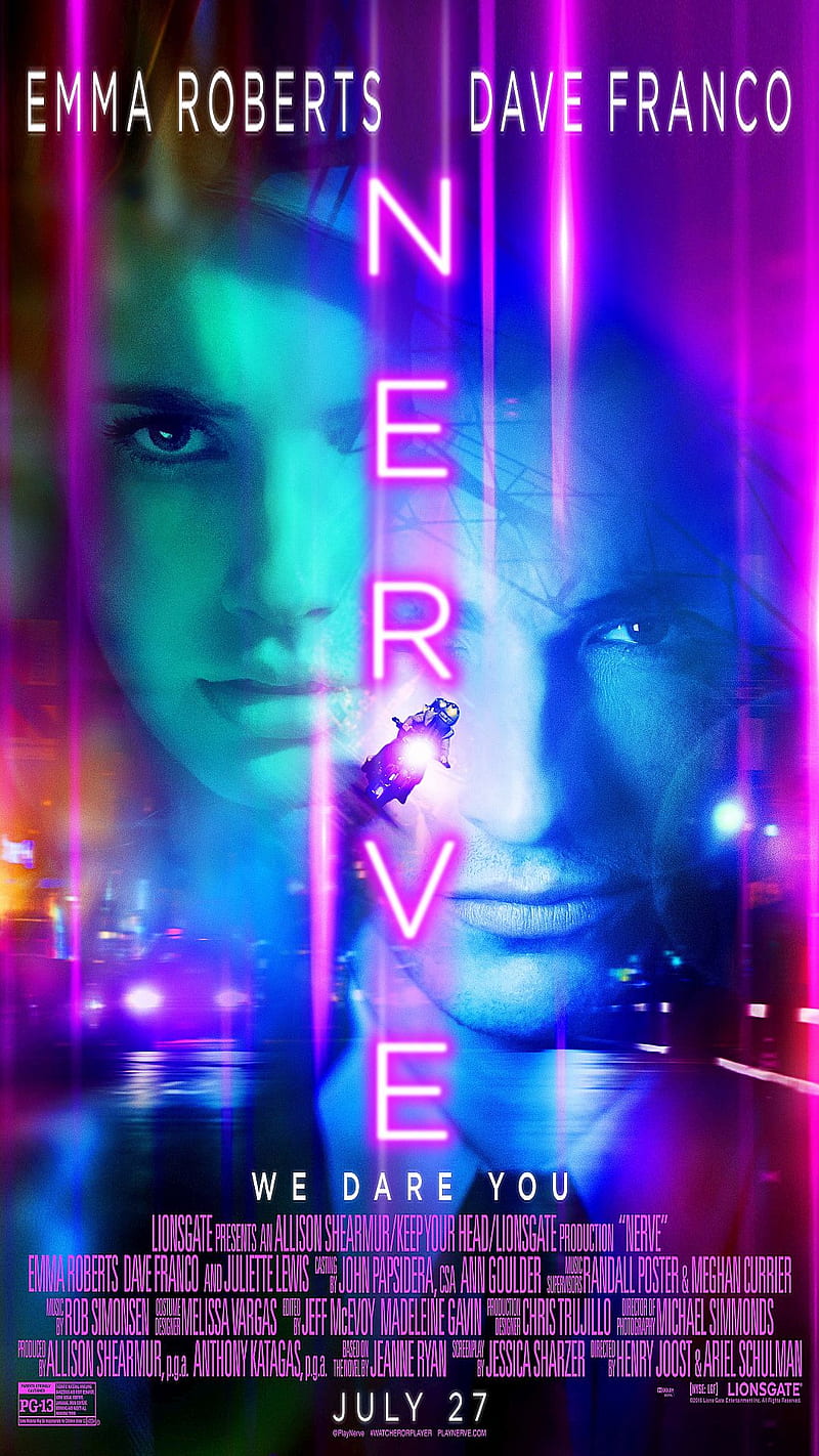 Nerve, 2016, movie, poster, HD phone wallpaper