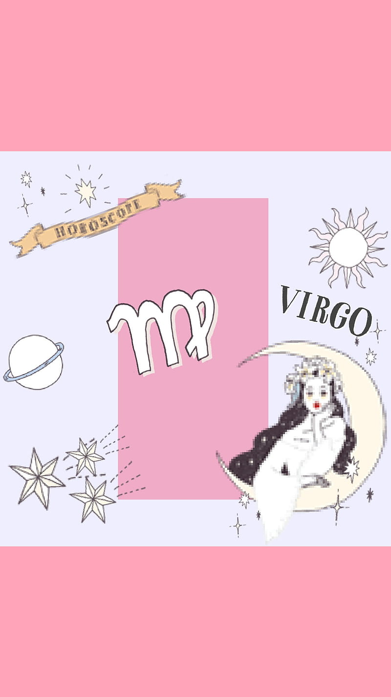 Virgo Zodiac Sign And Constellation On A Cosmic Purple Background With  Glowing Stars And Nebula Vector Illustration Banner Poster Card Space  Astrology Horoscope Astronomy Fantasy Design Royalty Free SVG Cliparts  Vectors And