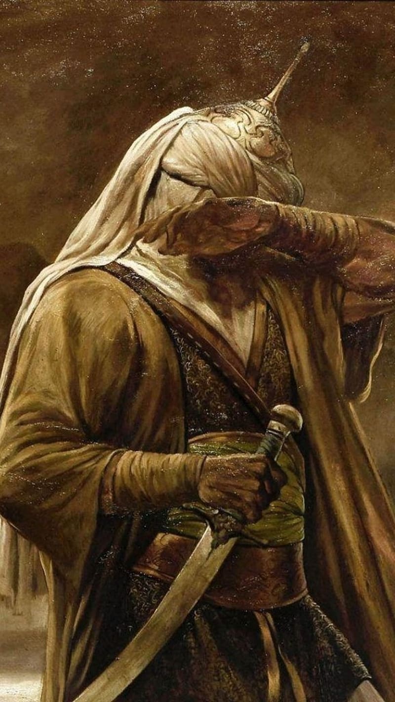 Muslim Warrior, muslim warrior sword, muslim, warrior, sword, HD phone wallpaper