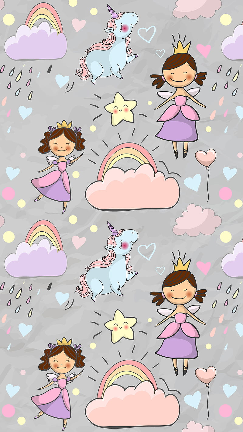 Fairies and Unicorns, fairies, girly, unicorns, HD phone wallpaper