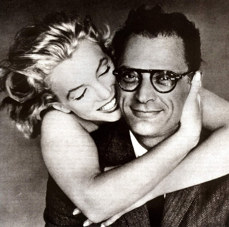 Marylin and Arthur(Miller), just, famous, married, couple, HD wallpaper
