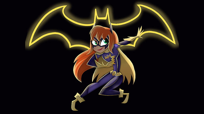 Batgirl Gotham Knights Dark Minimal , batgirl, superheroes, minimalism, minimalist, dark, black, , artist, artwork, digital-art, HD wallpaper