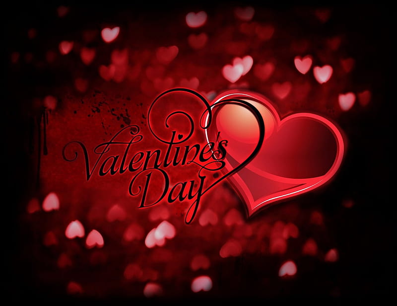Happy Valentine's Day, red, Happy Valentines Day, Happy, Day, HD ...