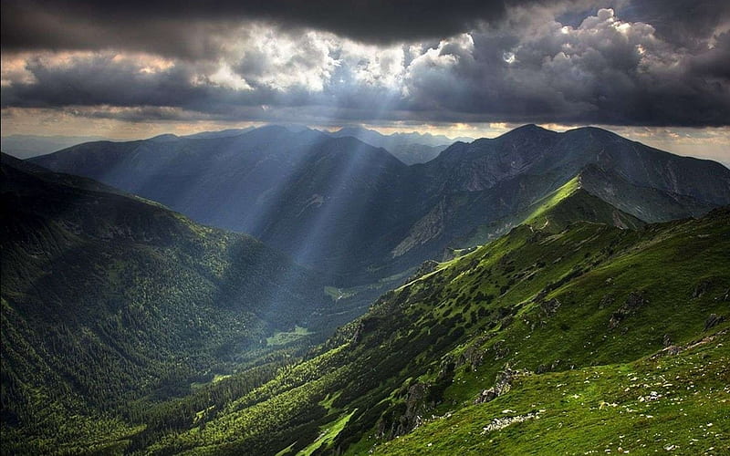 Balkan Mountains, Mountains, Sky, Clouds, Balken, Nature, HD wallpaper