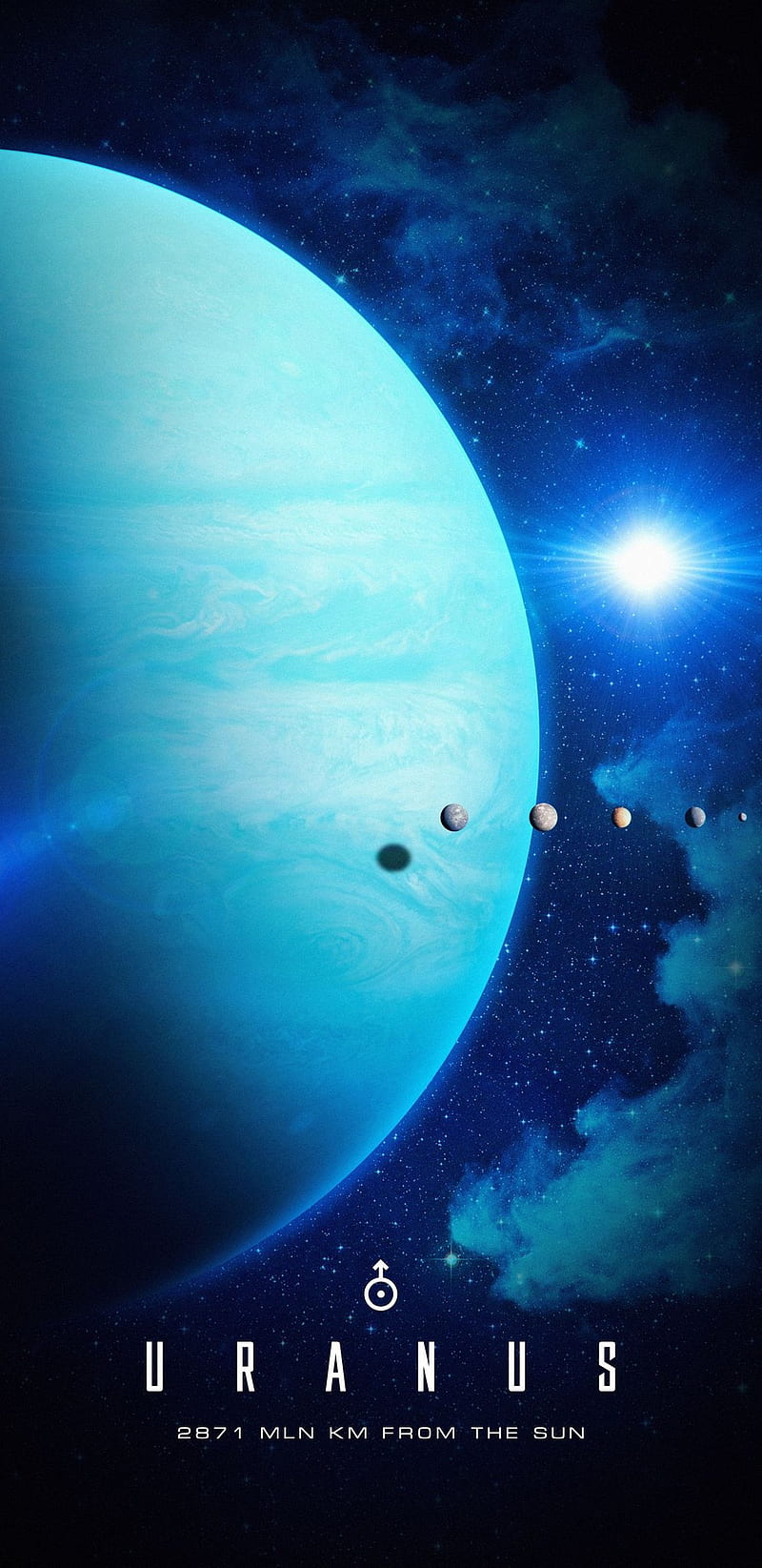 Uranus, blue, planet, space, HD phone wallpaper | Peakpx