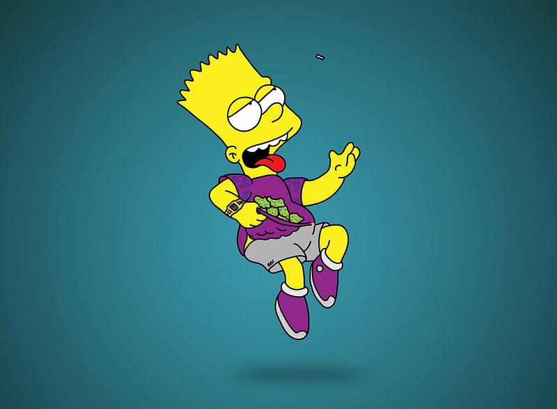 Bart simpson, simpsons, supreme, HD wallpaper