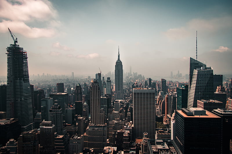 city, new york, building, skyscraper, HD wallpaper