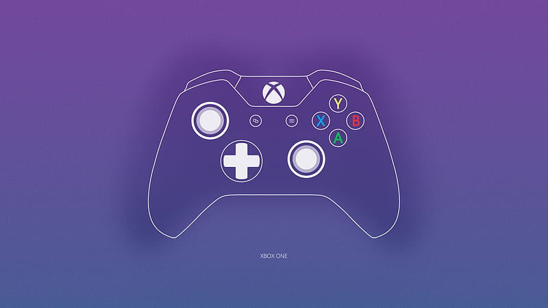 Xbox One Controller Minimalism, xbox, computer, minimalism, HD wallpaper