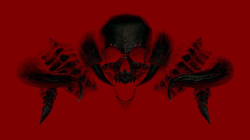Skull, Video Game, Devil Daggers, HD wallpaper