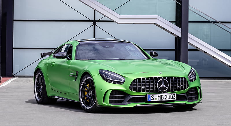 2020 Mercedes-AMG GT R (Color: Green Hell Magno) - Front Three-Quarter ...