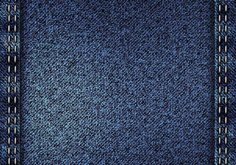 Jeans texture, jeans, abstract, blue, texture, HD wallpaper