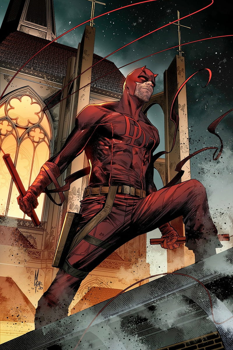 Daredevil, art, fictional character, HD phone wallpaper