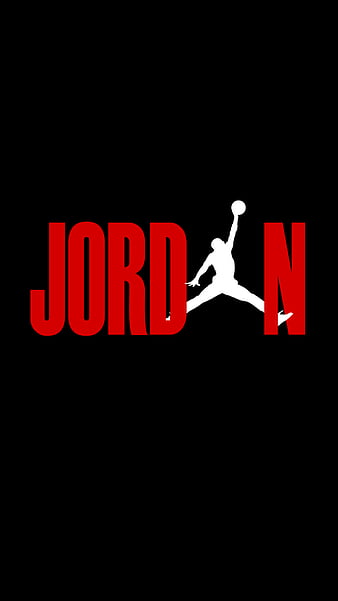 black and white jordan logo