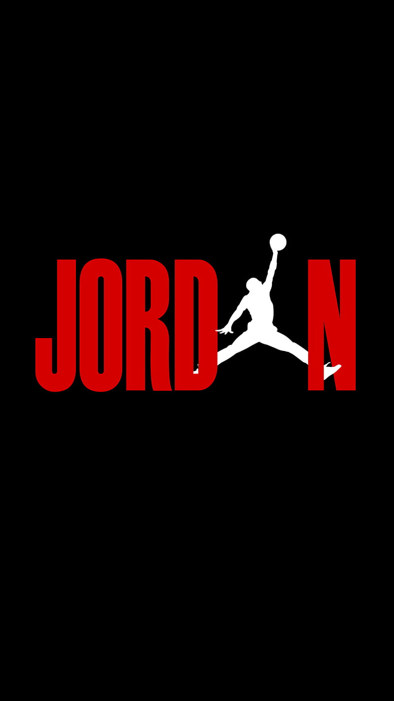 Air Jordan, black, michael, nike, nike air jordan, red, sport, white, HD phone wallpaper