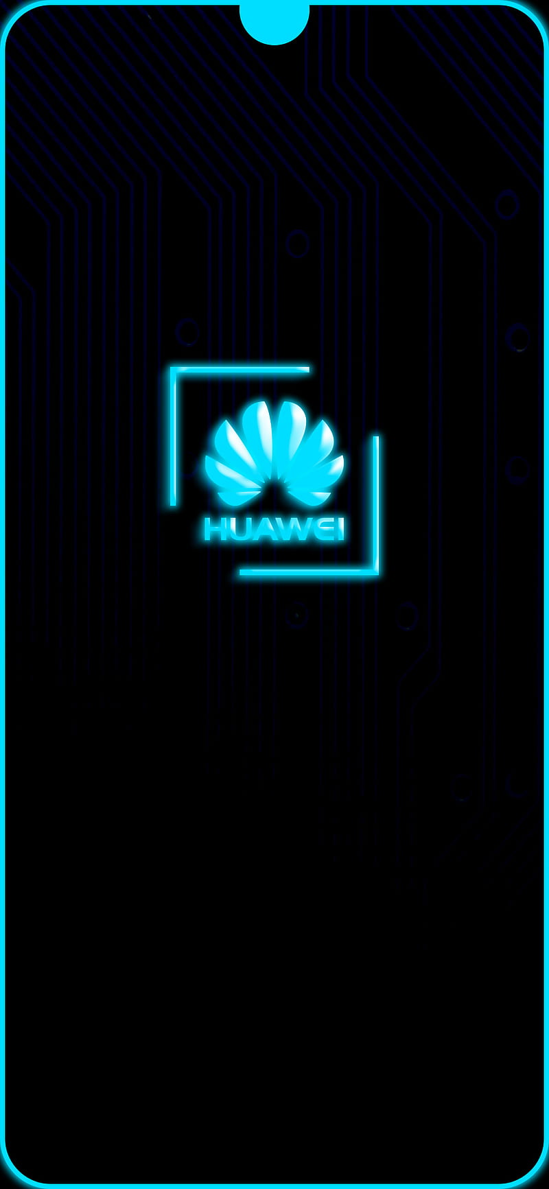 Huawei p30 pro azul, aurora, borde, luces, moderno, neón, p30 pro, ,  tecnología, Fondo de pantalla de teléfono HD | Peakpx