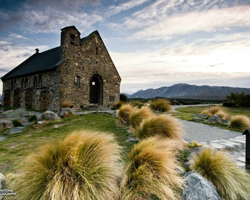 New Zealand ^_^, bonito, Newzealand, Lovely, Church, HD wallpaper