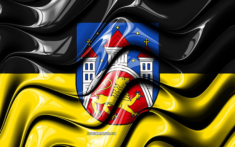 Gottingen Flag Cities of Germany, Europe, Flag of Gottingen, 3D art, Gottingen, German cities, Gottingen 3D flag, Germany, HD wallpaper