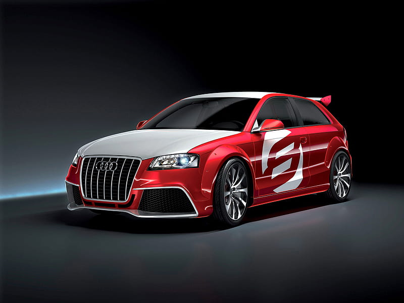 Audi, Audi A3 TDI Clubsport Quattro, Car, Luxury Car, Sportback, Subcompact Car, Two-Toned Car, HD wallpaper