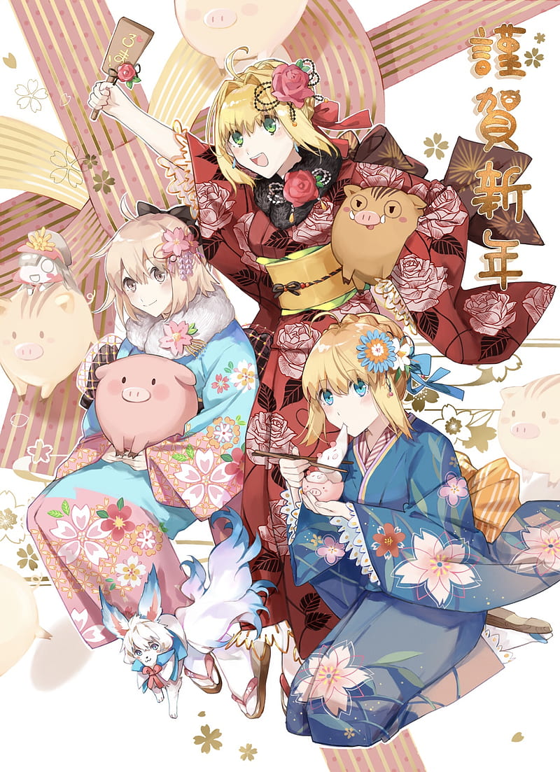 Anime Girls Anime Fate Grand Order Souji Okita Fate Artoria Pendragon Hd Mobile Wallpaper Peakpx