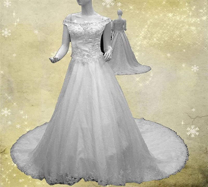 Bridal gowns, wedding dresses, HD wallpaper