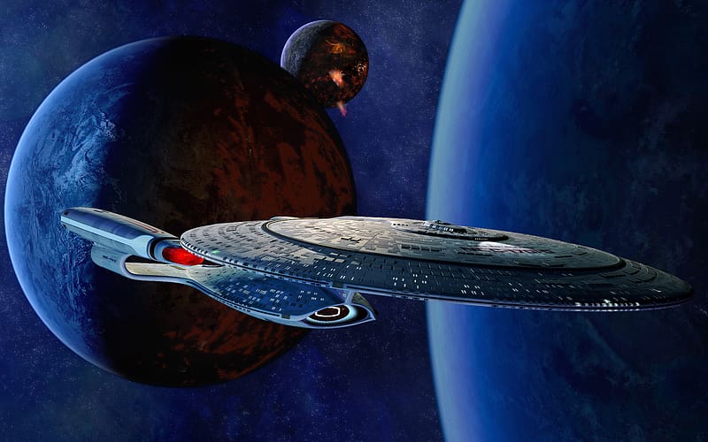 Stars, Star Trek, Dark, Space, Planet, Ship, Sci Fi, Tv Show, Movie, Enterprise (Star Trek), Star Trek: The Next Generation, HD wallpaper