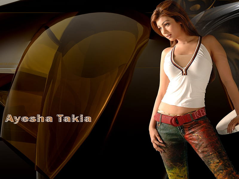 Ayesha Takia, takia, ayesha, bollywood, rangoli, hot, HD wallpaper