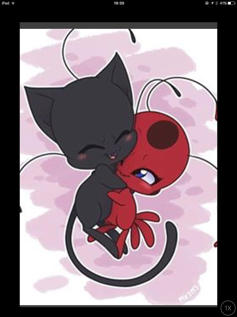 Miraculous Ladybug - Tikki e Marinette = Ladybug - Plagg e Adrien = Chat  Noir