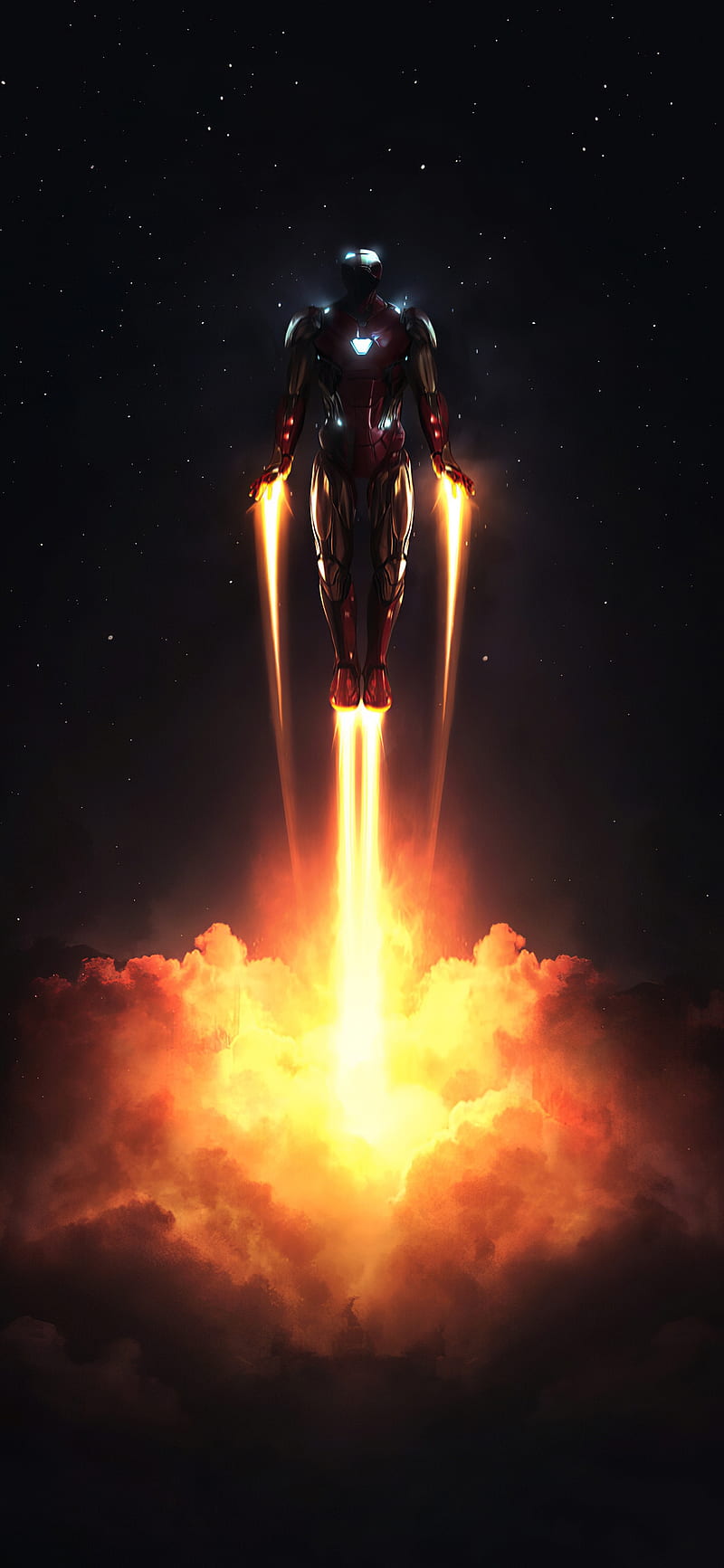 IronMan Flight, avengers, endgame, infinity war, iron, man, HD phone wallpaper